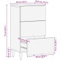 Aparador de madera maciza de mango 40x33,5x75 cm de , Almacenamiento para CD y DVD - Ref: Foro24-4018687, Precio: 107,35 €, D...