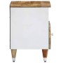Mesita de noche de madera maciza de mango 40x33x46 cm de , Mesitas de noche - Ref: Foro24-4018670, Precio: 48,24 €, Descuento: %