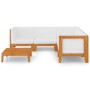 Juego muebles de jardín y cojines 6 pzas madera maciza acacia de vidaXL, Conjuntos de jardín - Ref: Foro24-3058110, Precio: 7...