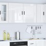 Armarios pared para cocina 2 uds Porto blanca alto brillo de , Armarios de cocina - Ref: Foro24-854042, Precio: 121,25 €, Des...