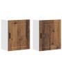 Armarios pared para cocina 2 uds Porto madera vieja de , Armarios de cocina - Ref: Foro24-854054, Precio: 109,49 €, Descuento: %