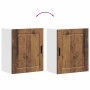 Armarios pared para cocina 2 uds Porto madera vieja de , Armarios de cocina - Ref: Foro24-854054, Precio: 109,49 €, Descuento: %