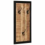 Perchero madera maciza de mango rugosa 40x2x80 cm de , Percheros para sombreros y abrigos - Ref: Foro24-4015939, Precio: 58,3...