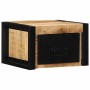 Mesitas de noche 2 piezas 40x35x25cm madera maciza rugosa mango de , Mesitas de noche - Ref: Foro24-4015947, Precio: 129,02 €...