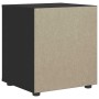 Mesilla de noche VISNES negra 45x40x50 cm madera de ingeniería de , Mesitas de noche - Ref: Foro24-4108281, Precio: 76,02 €, ...