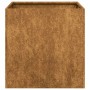 Jardinera oxidada 40x40x40 cm acero corten de , Maceteros y jardineras - Ref: Foro24-860667, Precio: 55,95 €, Descuento: %