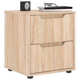 Mesilla de noche VISNES roble sonoma 45x40x50 cm de , Mesitas de noche - Ref: Foro24-4108283, Precio: 75,19 €, Descuento: %