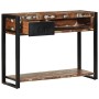 Mesa consola multicolor madera maciza reciclada 100x35x75 cm de , Mesas consola - Ref: Foro24-4015930, Precio: 162,07 €, Desc...