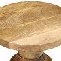 Mesa auxiliar madera maciza de mango Ø33x50 cm de , Mesas auxiliares - Ref: Foro24-4017540, Precio: 104,75 €, Descuento: %