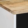 Aparador de madera maciza de mango 80x33,5x75 cm de , Almacenamiento para CD y DVD - Ref: Foro24-4018691, Precio: 86,06 €, De...
