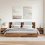 Mesitas de noche 2 uds madera contrachapada madera vieja de , Mesitas de noche - Ref: Foro24-856407, Precio: 67,71 €, Descuen...