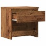Mesitas de noche 2 uds madera contrachapada madera vieja de , Mesitas de noche - Ref: Foro24-856407, Precio: 67,71 €, Descuen...