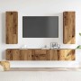 Conjunto de mueble de TV 5 piezas montado la pared madera vieja de , Muebles TV - Ref: Foro24-3329193, Precio: 183,86 €, Desc...