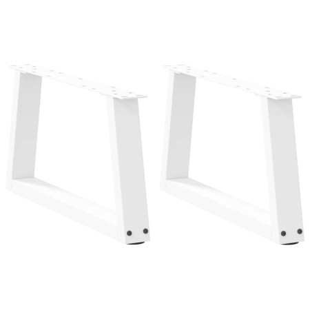 Patas para mesa de comedor forma V 2 uds blanco 50x(30-31,3) cm de , Patas para mesas - Ref: Foro24-4012529, Precio: 57,83 €,...