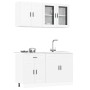 Mueble de cocina Kalmar blanco 4 piezas madera contrachapada de , Armarios de cocina - Ref: Foro24-3314871, Precio: 304,45 €,...