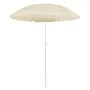 Sombrilla de jardín con palo de acero color arena 180 cm de vidaXL, Sombrillas - Ref: Foro24-315537, Precio: 20,13 €, Descuen...