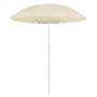 Sombrilla de jardín con palo de acero color arena 180 cm de vidaXL, Sombrillas - Ref: Foro24-315537, Precio: 25,34 €, Descuen...