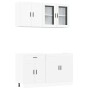 Mueble de cocina Kalmar blanco 4 piezas madera contrachapada de , Armarios de cocina - Ref: Foro24-3314871, Precio: 304,45 €,...
