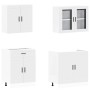 Mueble de cocina Kalmar blanco 4 piezas madera contrachapada de , Armarios de cocina - Ref: Foro24-3314871, Precio: 304,45 €,...