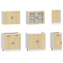 Mueble cocina Kalmar roble sonoma 7 pzas madera contrachapada de , Armarios de cocina - Ref: Foro24-3314754, Precio: 622,75 €...