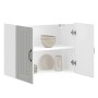 Armario de pared de cocina Lucca madera ingeniería blanca de , Armarios de cocina - Ref: Foro24-853827, Precio: 79,94 €, Desc...