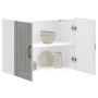 Armario de pared cocina Lucca madera contrachapada gris cemento de , Armarios de cocina - Ref: Foro24-853831, Precio: 77,28 €...