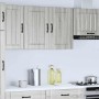 Armario de pared cocina Lucca madera contrachapada gris sonoma de , Armarios de cocina - Ref: Foro24-853833, Precio: 78,42 €,...