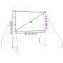 Pantalla de proyección con soportes 84 pulgadas 16:9 de , Pantallas para proyección - Ref: Foro24-4101048, Precio: 33,06 €, D...