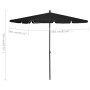 Sombrilla de jardín con palo negro 210x140 cm de vidaXL, Sombrillas - Ref: Foro24-315549, Precio: 48,85 €, Descuento: %