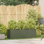 Jardinera de acero laminado en frío verde oliva 120x40x40 cm de , Maceteros y jardineras - Ref: Foro24-860678, Precio: 85,72 ...