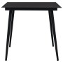 Juego de comedor de jardín 3 piezas ratán PVC negro de vidaXL, Conjuntos de jardín - Ref: Foro24-3060267, Precio: 226,43 €, D...