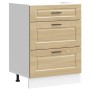 Mueble bajo de cocina porto roble sonoma madera reconstituida de , Armarios de cocina - Ref: Foro24-854262, Precio: 106,65 €,...
