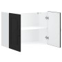 Armario de pared para cocina Kalmar madera de ingeniería negra de , Armarios de cocina - Ref: Foro24-853588, Precio: 71,83 €,...