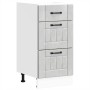 Mueble bajo de cocina Lucca madera contrachapada gris cemento de , Armarios de cocina - Ref: Foro24-854234, Precio: 90,10 €, ...