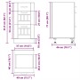 Mueble bajo de cocina Lucca madera contrachapada gris cemento de , Armarios de cocina - Ref: Foro24-854234, Precio: 90,10 €, ...