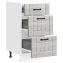 Mueble bajo de cocina Lucca madera contrachapada gris sonoma de , Armarios de cocina - Ref: Foro24-854236, Precio: 90,10 €, D...