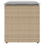Taburetes de jardín con cojines 2 uds beige 40x40x43 cm de , Otomanas de exterior - Ref: Foro24-4104042, Precio: 127,66 €, De...