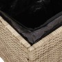 Taburetes de jardín con cojines 2 uds beige 40x40x43 cm de , Otomanas de exterior - Ref: Foro24-4104042, Precio: 127,66 €, De...