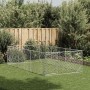 Perrera de exterior puerta acero galvanizado plateado 2x4x1 m de , Casetas para perros - Ref: Foro24-4105412, Precio: 137,77 ...