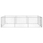 Perrera de exterior puerta acero galvanizado plateado 2x4x1 m de , Casetas para perros - Ref: Foro24-4105412, Precio: 137,77 ...