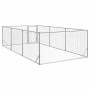 Perrera de exterior puerta acero galvanizado plateado 2x4x1 m de , Casetas para perros - Ref: Foro24-4105412, Precio: 137,77 ...