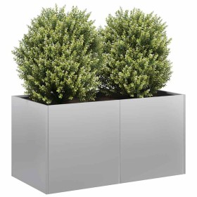 Jardinera 80x40x40 cm de acero galvanizado de , Maceteros y jardineras - Ref: Foro24-860673, Precio: 70,03 €, Descuento: %
