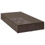 Tumbona con cojín flotante ratán sintético marrón de , Tumbonas - Ref: Foro24-4104208, Precio: 222,34 €, Descuento: %