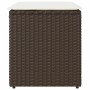 Taburetes de jardín con cojines 2 uds marrón 40x40x43 cm de , Otomanas de exterior - Ref: Foro24-4104040, Precio: 127,35 €, D...