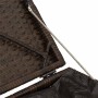 Taburetes de jardín con cojines 2 uds marrón 40x40x43 cm de , Otomanas de exterior - Ref: Foro24-4104040, Precio: 127,35 €, D...