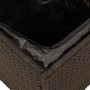 Taburetes de jardín con cojines 2 uds marrón 40x40x43 cm de , Otomanas de exterior - Ref: Foro24-4104040, Precio: 127,35 €, D...