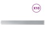 Bordes para césped 10 uds 10x103 cm acero galvanizado de , Ribetes y bordes para jardín - Ref: Foro24-860135, Precio: 39,23 €...