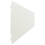 Bordes para césped 50 uds acero laminado frío blanco 15x103 cm de , Ribetes y bordes para jardín - Ref: Foro24-860149, Precio...