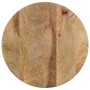 Mesa auxiliar madera maciza de mango negra Ø37x45 cm de , Mesas auxiliares - Ref: Foro24-4017537, Precio: 108,57 €, Descuento: %
