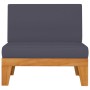 Juego muebles de jardín y cojines 4 pzas madera maciza acacia de vidaXL, Conjuntos de jardín - Ref: Foro24-3058105, Precio: 4...
